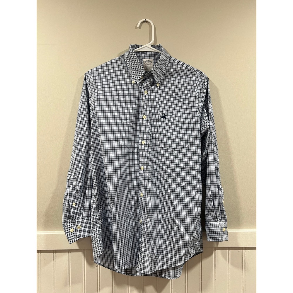 Brooks Brothers Regent Fit Button Down Shirt Long Sleeve Plaid Men Sz Small